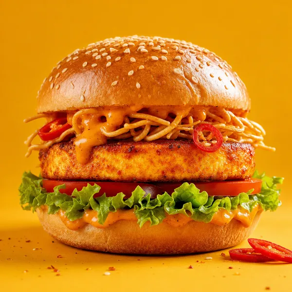 Peri Peri Paneer Burger